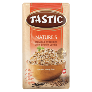 Tastic Nature's Brown & Wild Rice With Brown Lentils 1kg - myhoodmarket