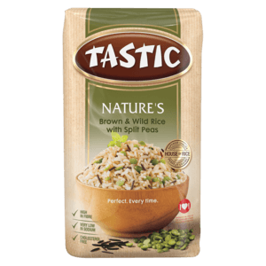 Tastic Nature's Brown & Wild Rice With Split Peas 1kg - myhoodmarket