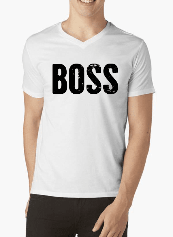 Boss V-Neck T-shirt