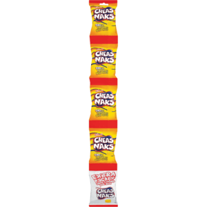 Willards Cheas Naks Cheese Flavoured Maize Snack 5 x 22g - myhoodmarket