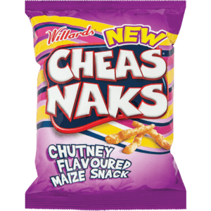 Willards Cheas Naks Fruit Chutney Flavoured Maize Snack 135g - myhoodmarket