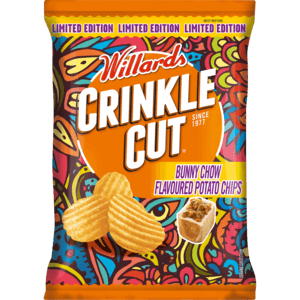 Willards Crinkles Bunny Chow Flavoured Potato Chips 125g - myhoodmarket