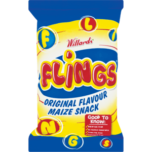 Willards Flings Original Flavour Maize Snack 12g - myhoodmarket