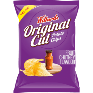 Willards Original Cut Fruit Chutney Flavoured Potato Chips 125g - myhoodmarket