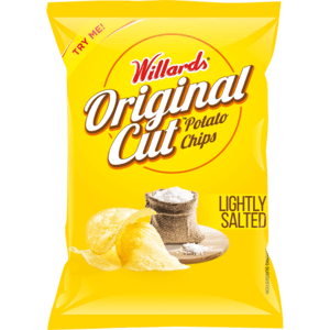 Willards Original Cut Lightly Salt Flavoured Potato Chips 125g - myhoodmarket