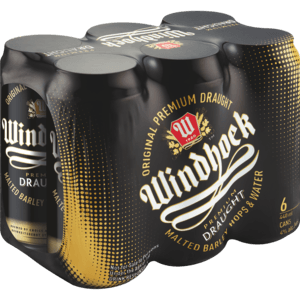 Windhoek Draught Beer Cans 6 x 440ml - myhoodmarket