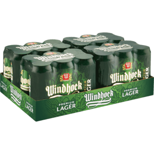 Windhoek Lager Beer Cans 24 x 440ml - myhoodmarket