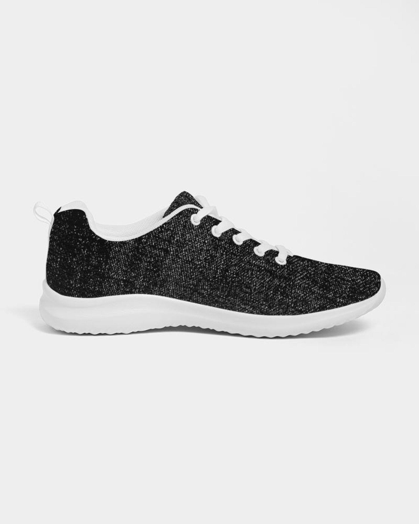 Uniquely You Womens Sneakers - Black and White Canvas Sports Shoes /