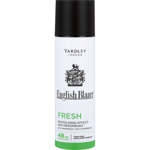 Yardley English Blazer Fresh Anti-Perspirant For Men Aerosol Deodorant 125ml - myhoodmarket